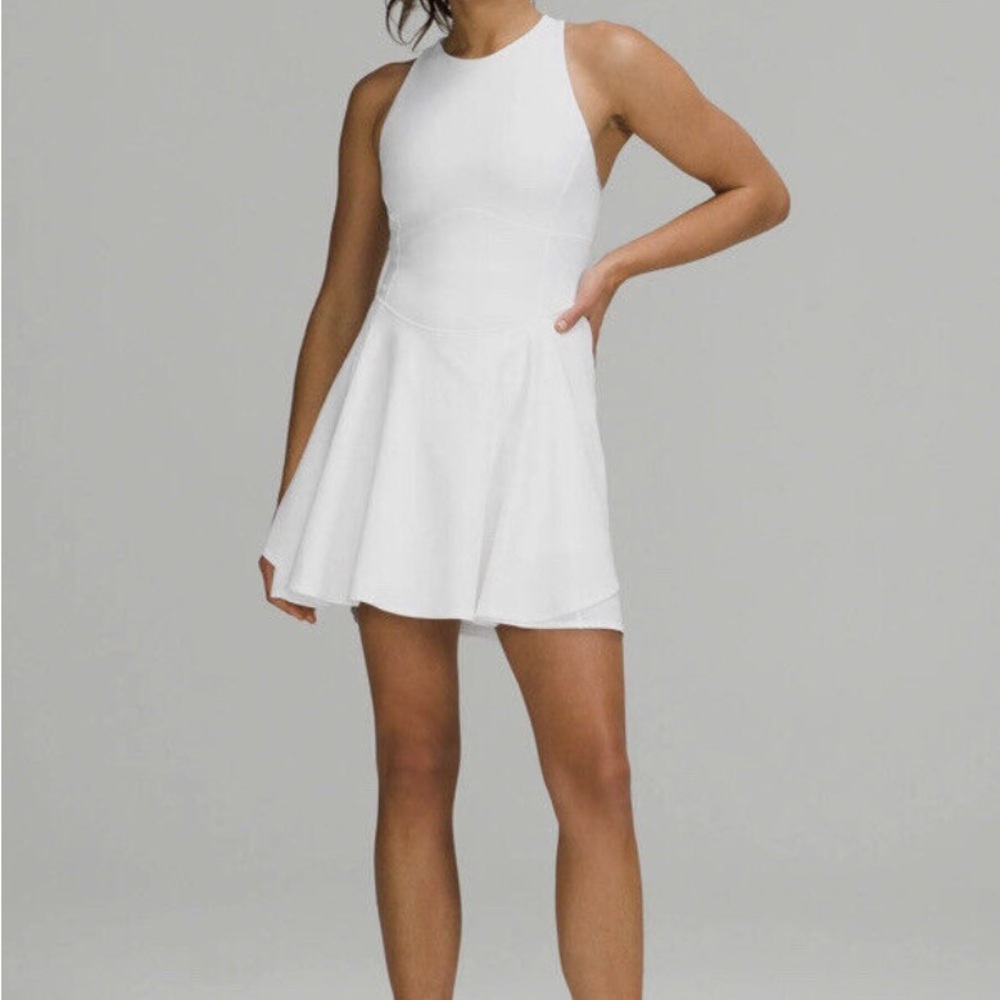 Lululemon White Sleeveless Dress